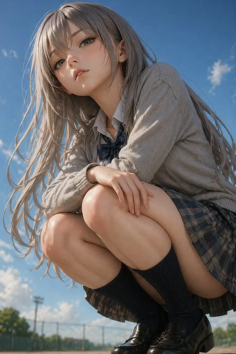 Hyper-realistic Anime Girl Portrait - Photography, Portrait, Landscape - AI Generated Image