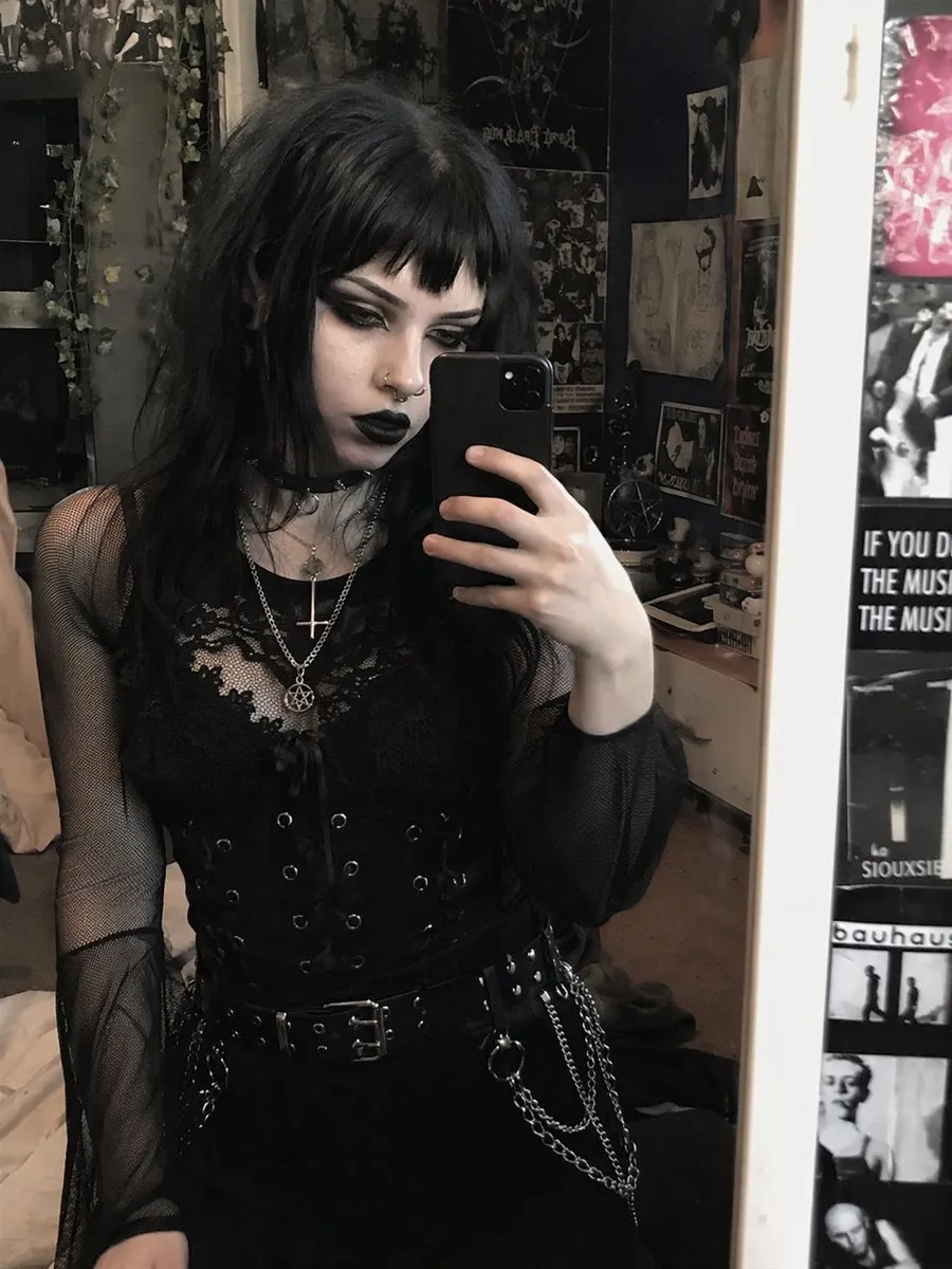 Stunning Gothic Beauty Transformation Portrait - Product, Abstract - AI Generated Image