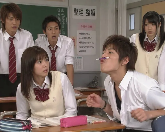 2000s Japanese School Drama Comedy Scene - Storyboard, Education - AI Generated Image