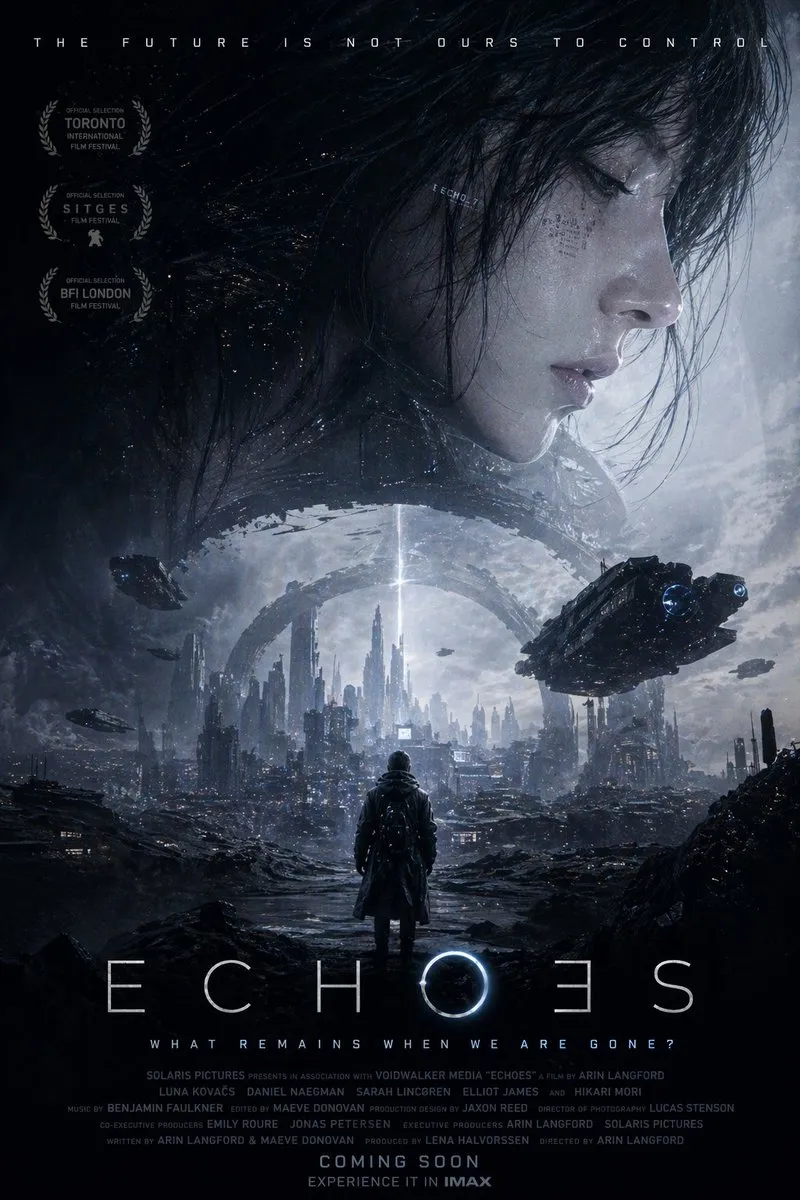 Cinematic Sci-Fi Movie Poster - Tech, Typography, Storyboard - AI Generated Image